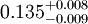 0.135^{+0.008}_{-0.009}